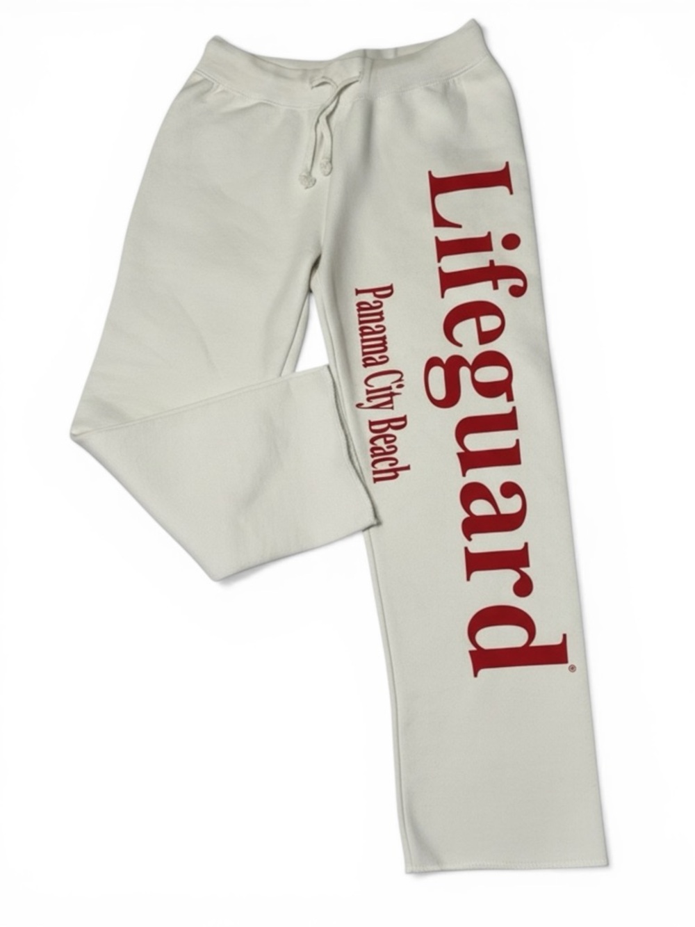 Officially Licensed Lifeguard Cropped Capri Y2K Sweatpants Panama City Beach XS